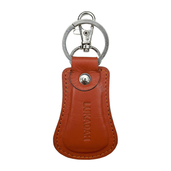 Leather Key Chain (Dark Brown)