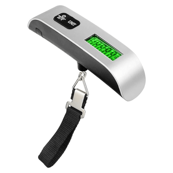 LUKADAH Portable Digital Luggage Scale - Stainless Steel, 50kg/110lbs Capacity