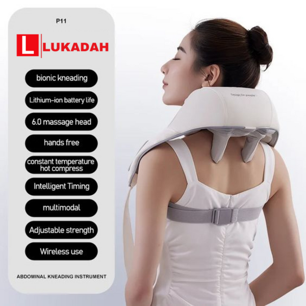 3D ADJUSTABLE NECK SHOULDER & MUSCLE RELAXATION MASSAGER, مدلك استرخاء العضلات