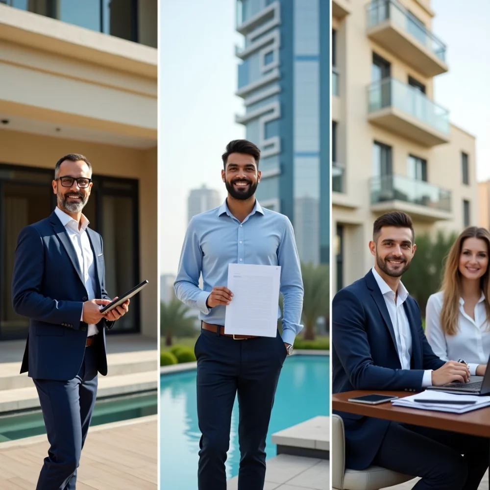 Image of photo showing owner, tenant, and business options for Holiday Home License in Dubai.