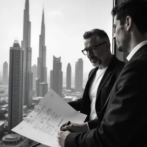 Image of UAE real estate investment and Golden Visa benefits.